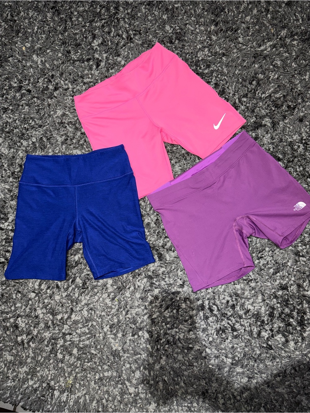 3 Athletic Bike Shorts. Size: M.